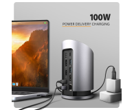 Axagon HMC-WL9 USB-C 10Gbps Wireless Charging 9in1 hub - 1485464 - zdjęcie 5